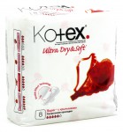 Прокладки женские, Kotex (Котекс) 8 шт ультра драй софт супер плюс