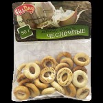 Сушки, Арком 50 г Мини чесночные на фруктозе