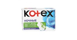 Прокладки женские, Kotex (Котекс) 6 шт нейчерал ночные