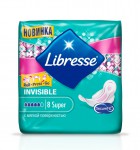 Прокладки женские, Libresse (Либресс) 18 шт инвизибл ультра драй клип супер