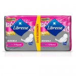 Прокладки женские, Libresse (Либресс) 20 шт инвизибл нормал драй с поверхностью сеточкой