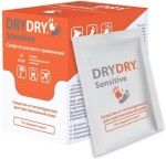 Салфетки, DryDry (ДрайДрай) 10 шт сенситив от потоотделения для чувствительной кожи инд. уп.